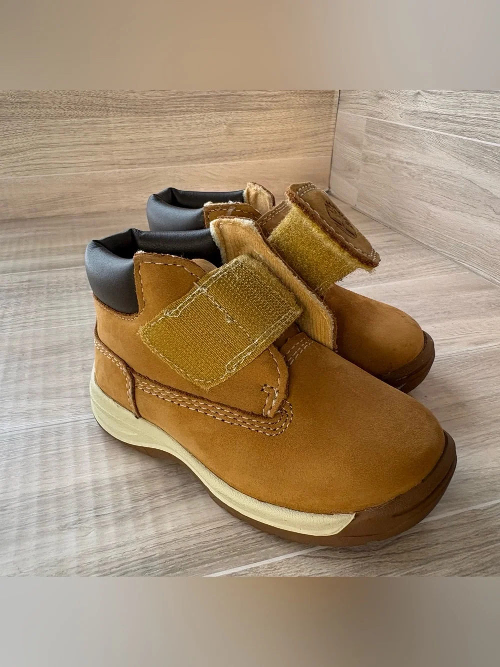 Timberland Toddler Size 5 Wheat Timber Tykes Boots Adjustable Strap